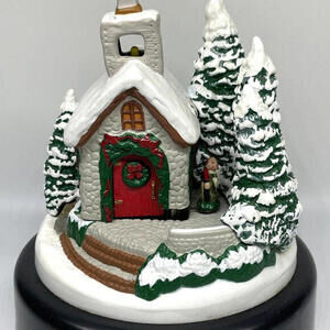 Chapel Animated Music‎ Lights Christmas Village Holiday Creations Vintage 1993